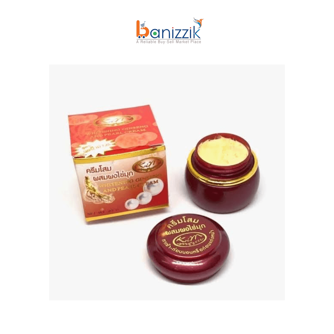 KIM WHITENING GINSENG AND PEARL CREAM 20G