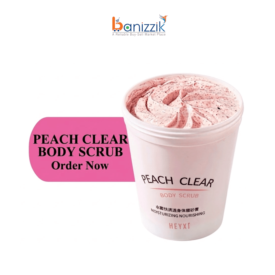 Peach Clear Body Scrub