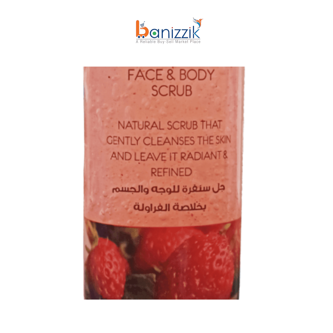 SKIN DOCTOR – CREAM SCRUB FACE AND BODY STRAWBERRY EXTRACT 200ML