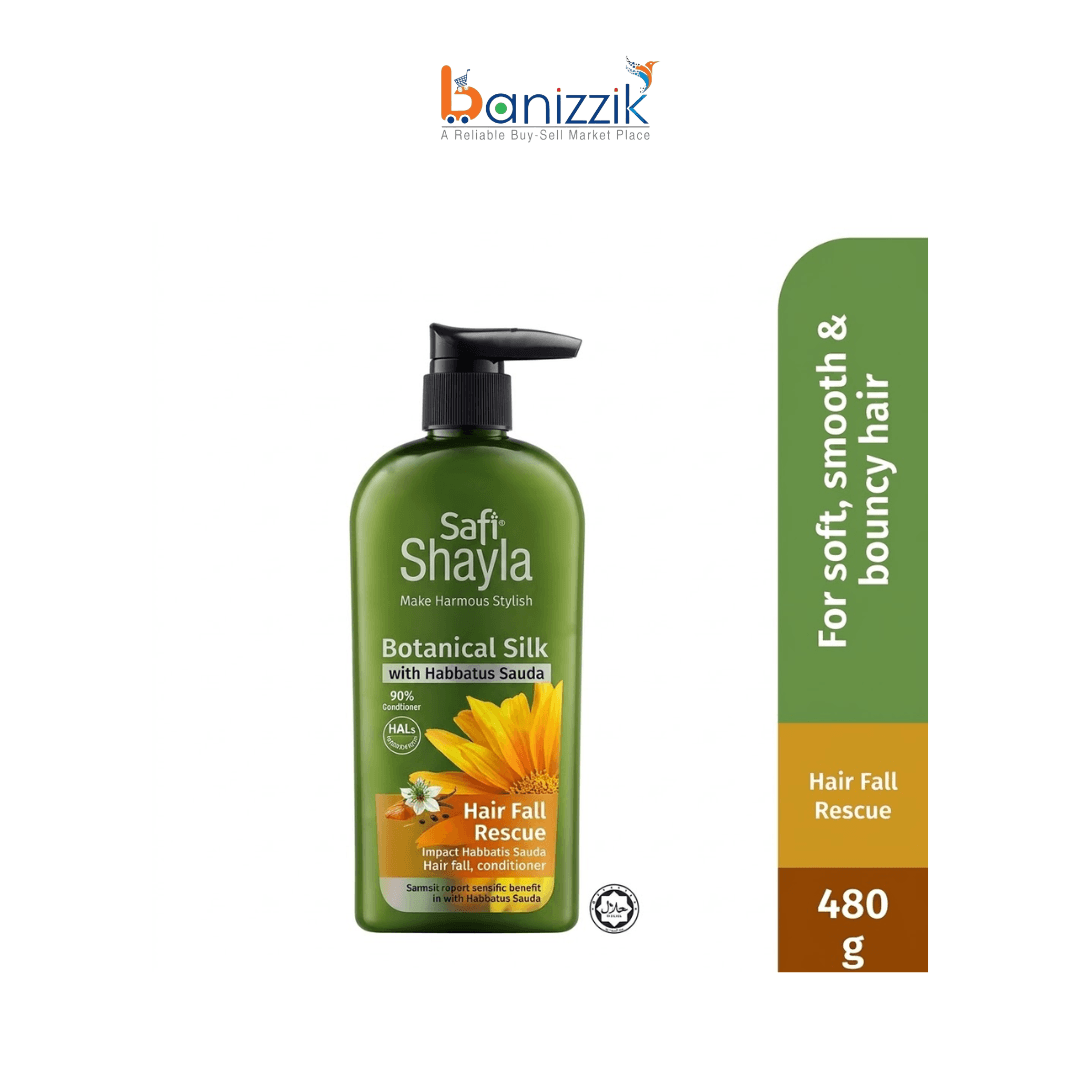Safi Shayla Botanical Shampoo Hair Fall Rescue 480g