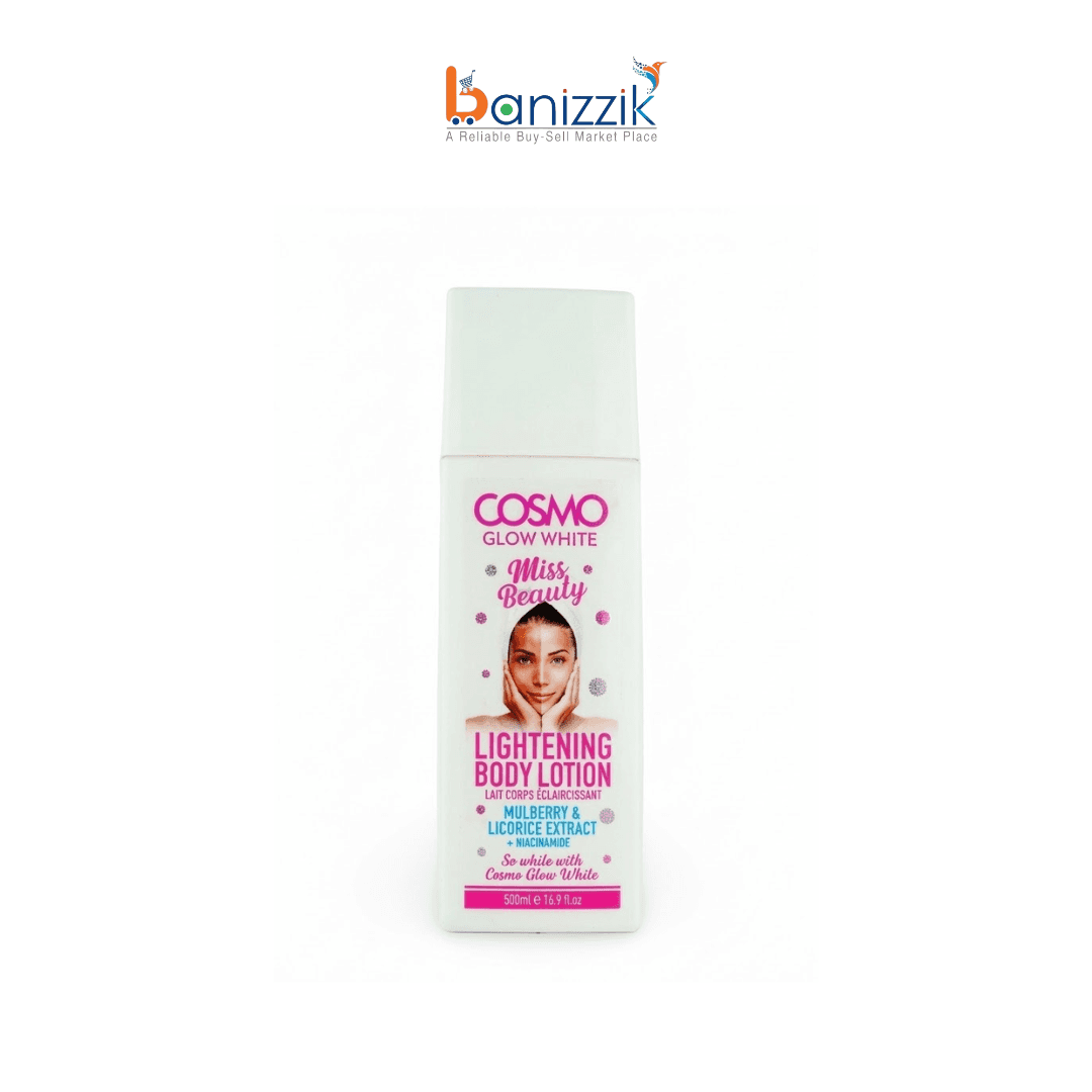COSMO Glow White Lightening Body Lotion 500ml – Mulberry & Licorice Extract