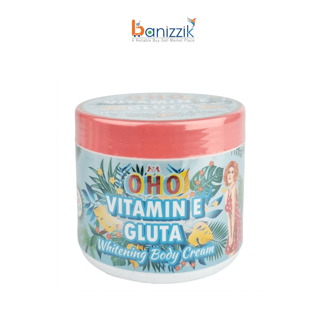 OHO GLUTA VITAMIN E BODY WHITENING CREAM 300g