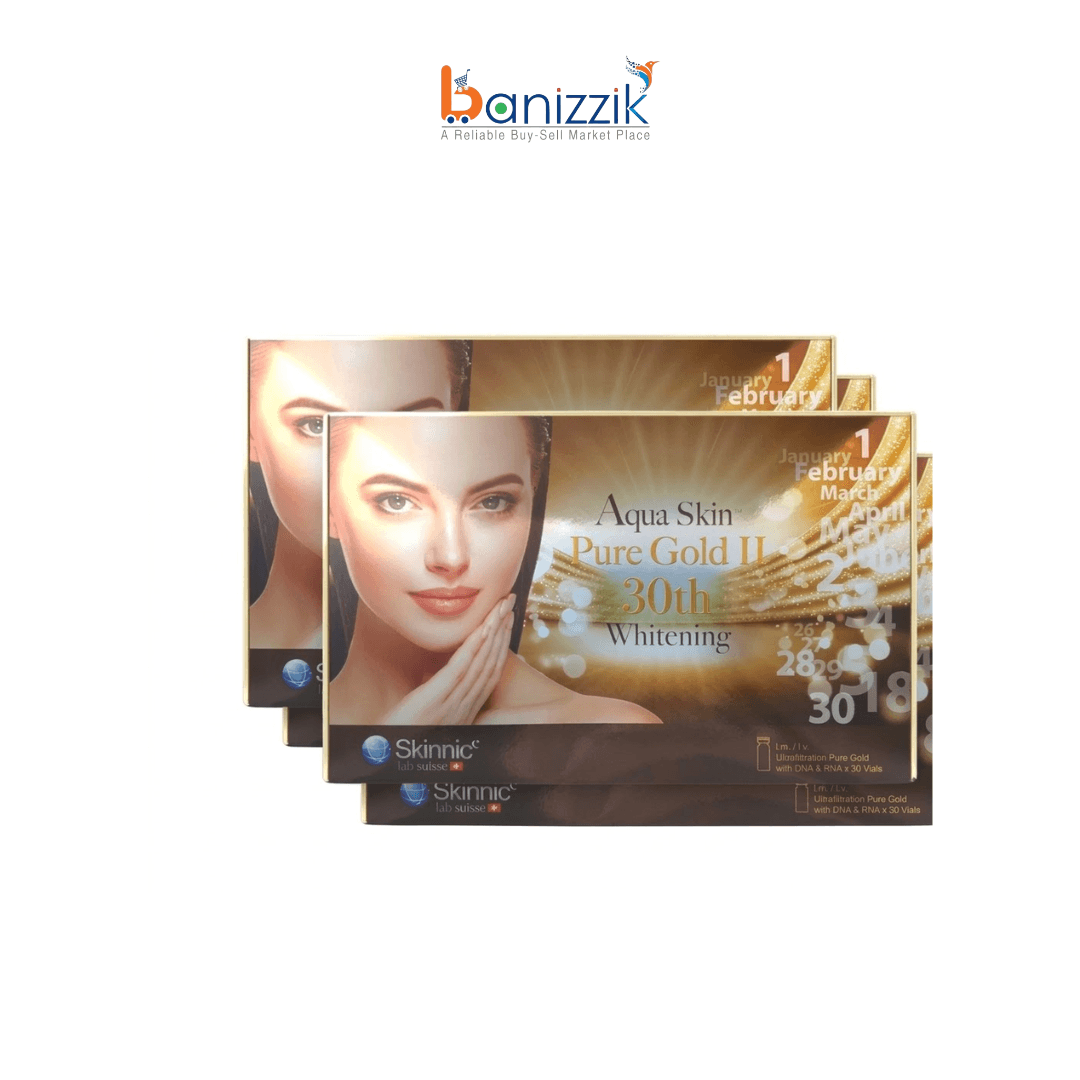 Aqua Skin Pure Gold Ii 30Th Whitening Injections