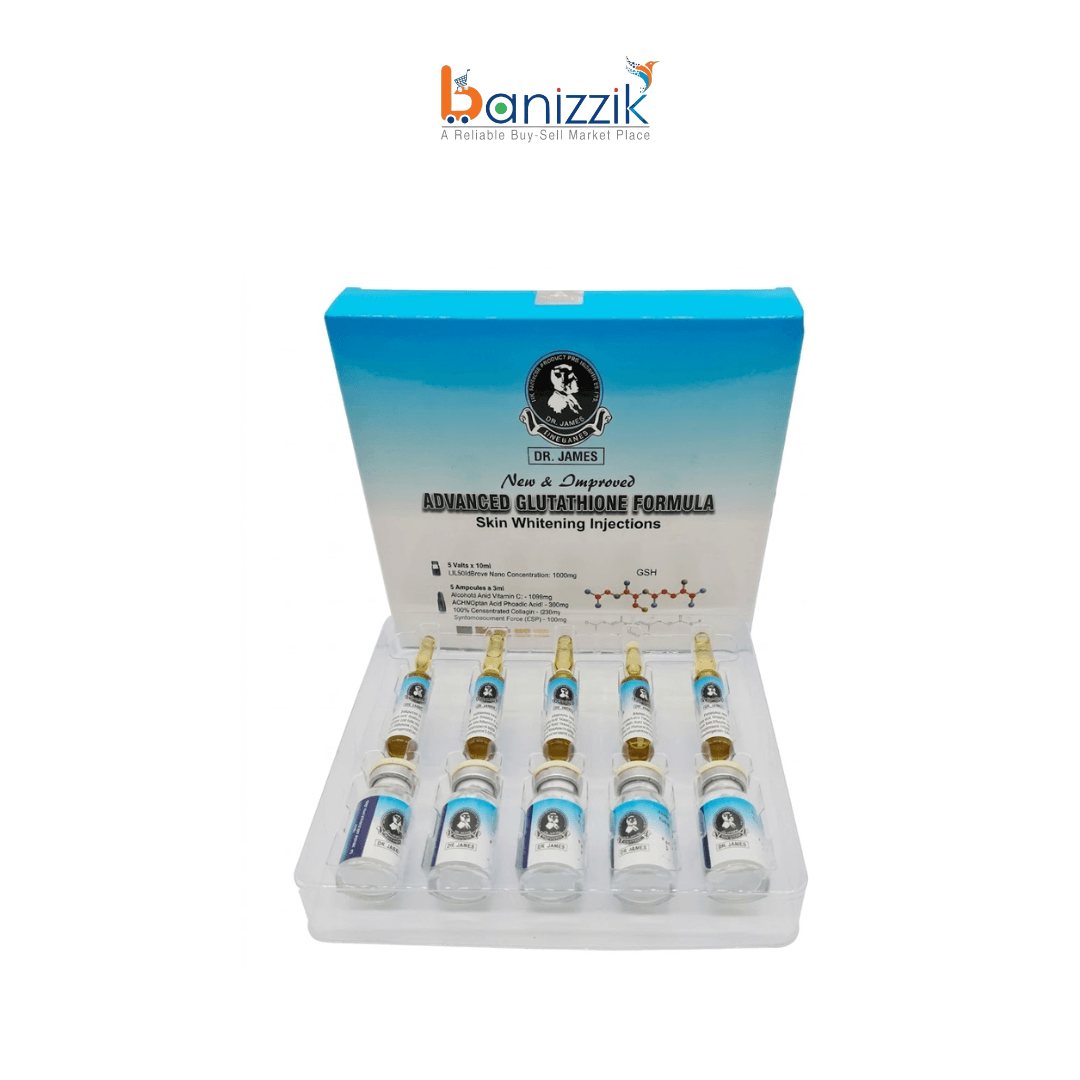 Dr James Glutathione Injections 1500mg 5 Sessions, Packaging Type: Box, Every Three Days Once
