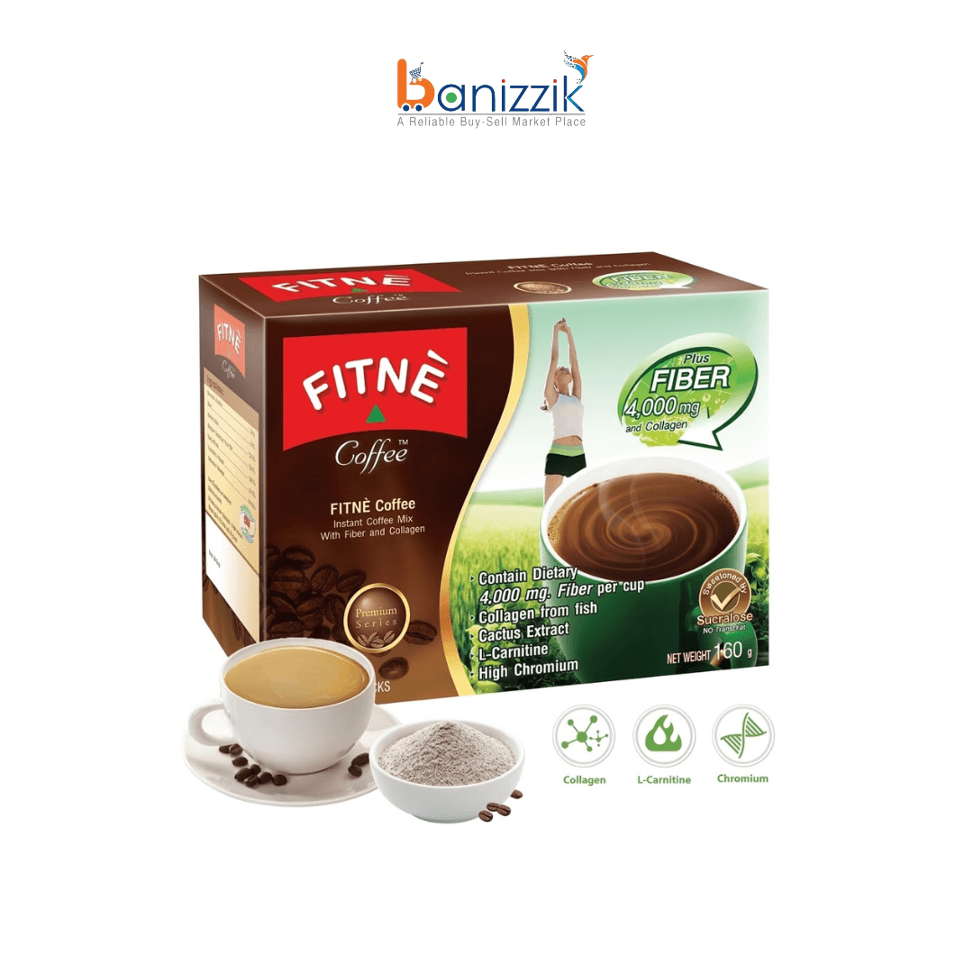 Fitne Coffee with Fiber & Collagen Instant Coffee Mix