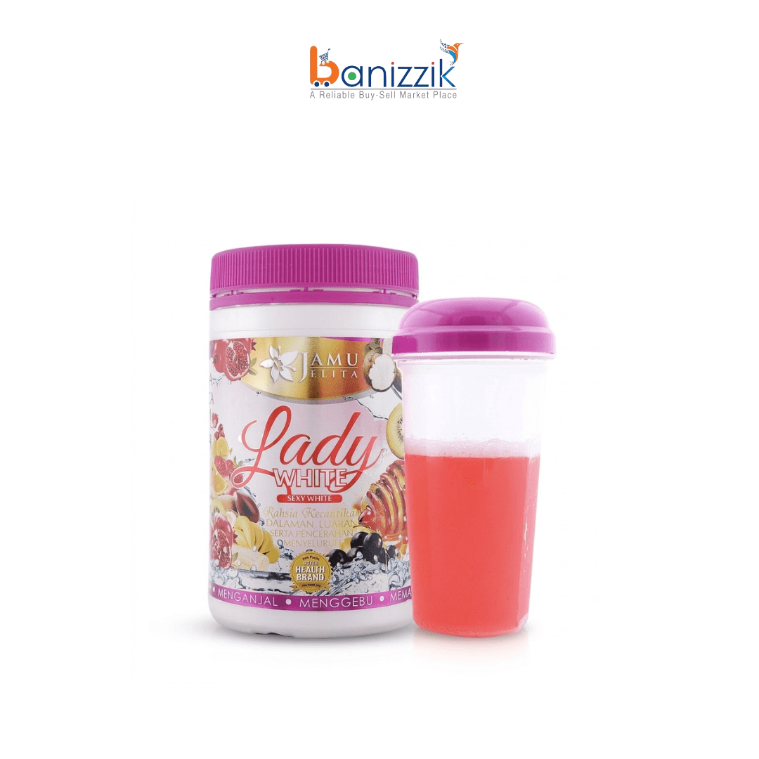 JAMU JELITA LADY WHITE + GLUTATHION – 400g