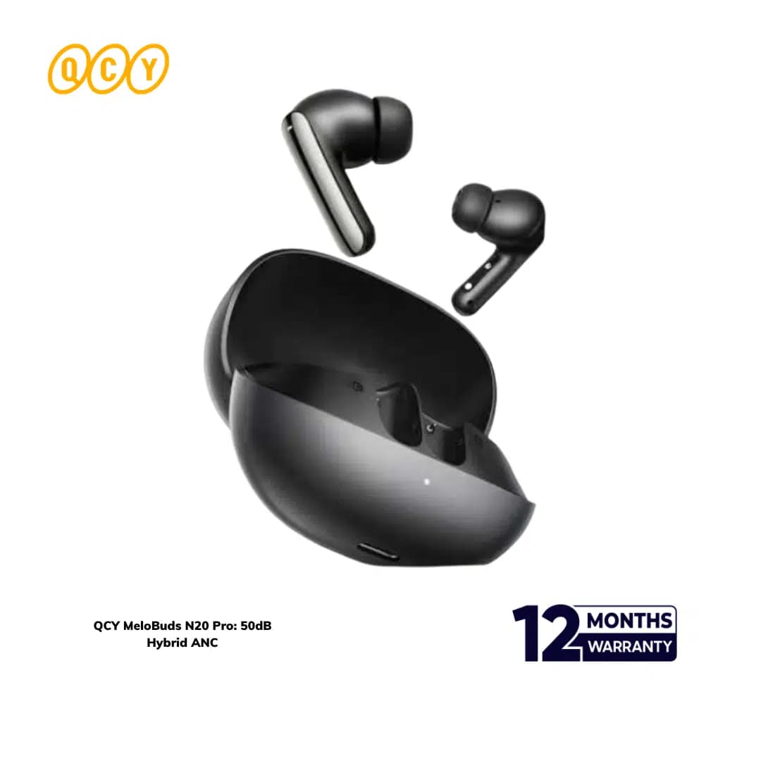 QCY MeloBuds N20 Pro Earbuds: 50dB Hybrid ANC (HT20S)