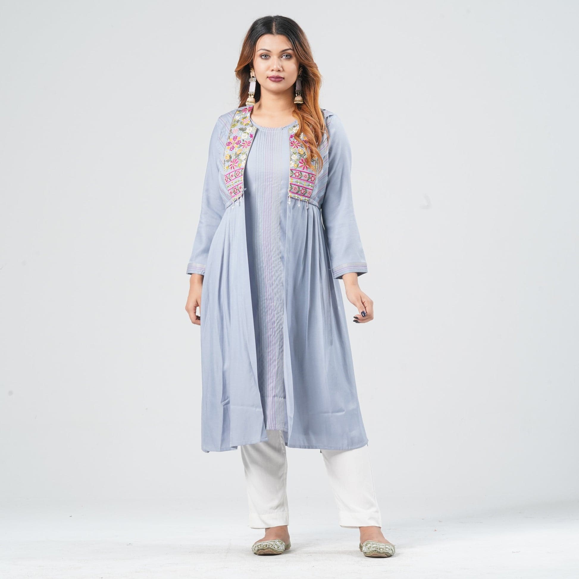 Women’s Georgette Layered Kurti Premium Collection