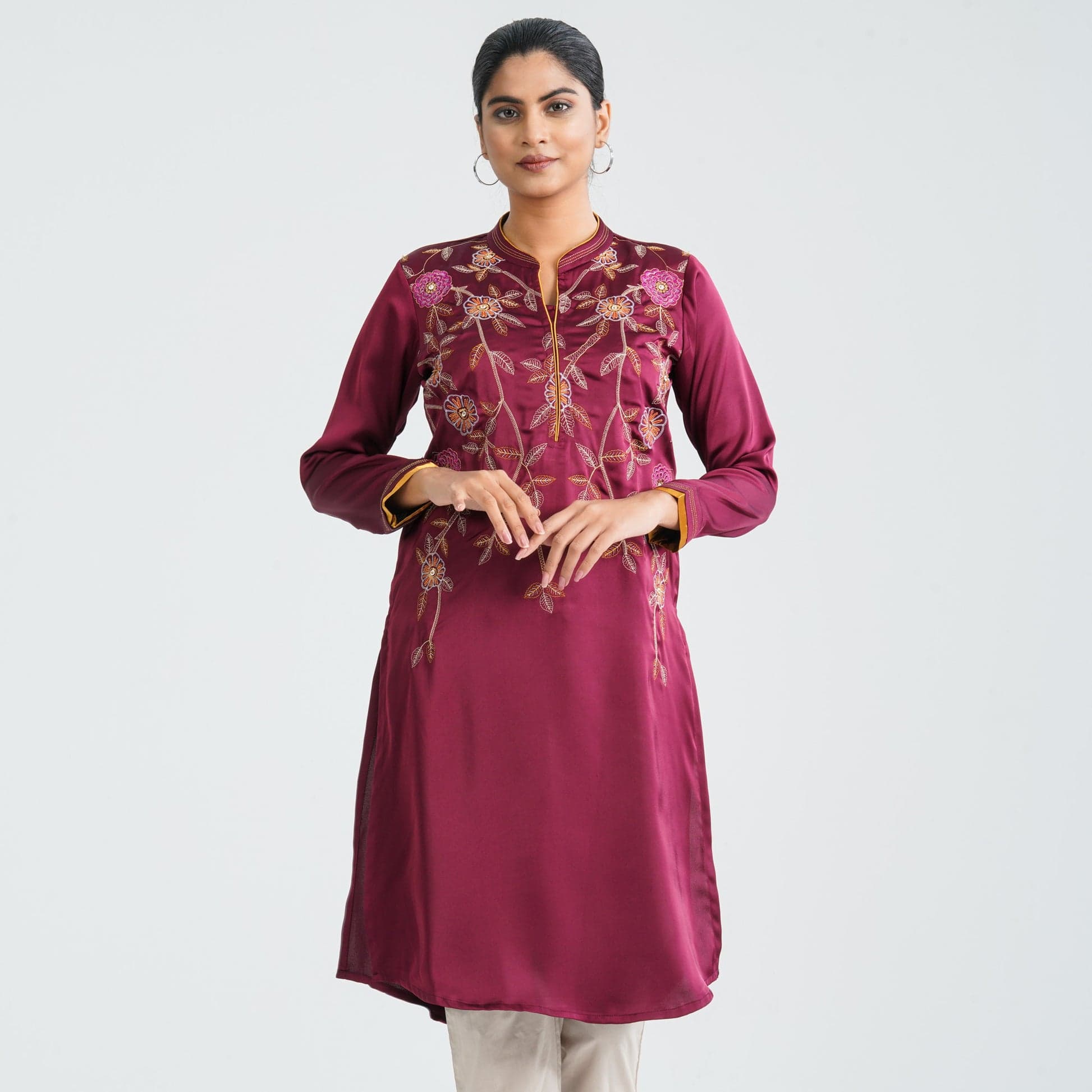 Women’s Silk Embroidered Kurti