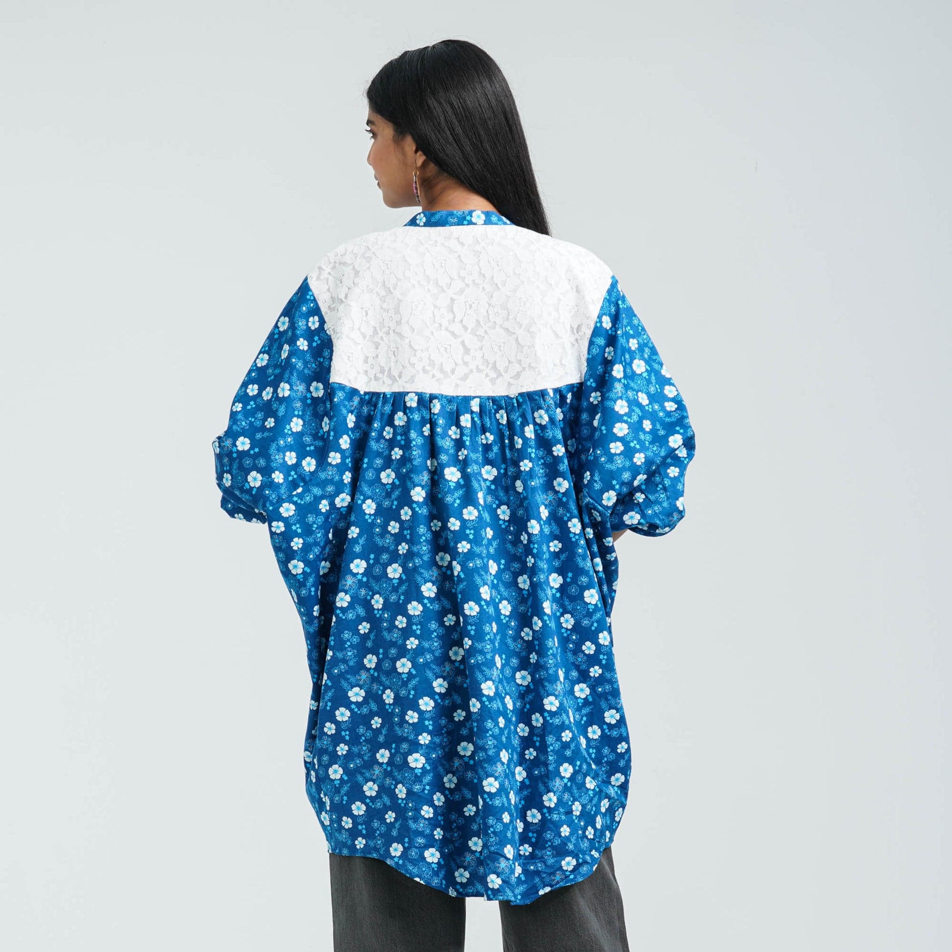 Women's Floral Cotton Tunic view 6